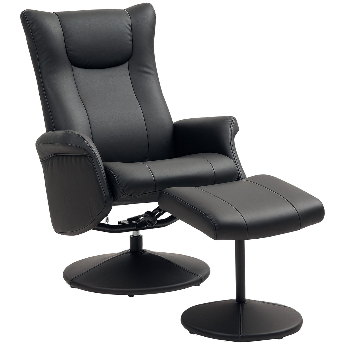 Drehbarer Relaxsessel mit Fußhocker