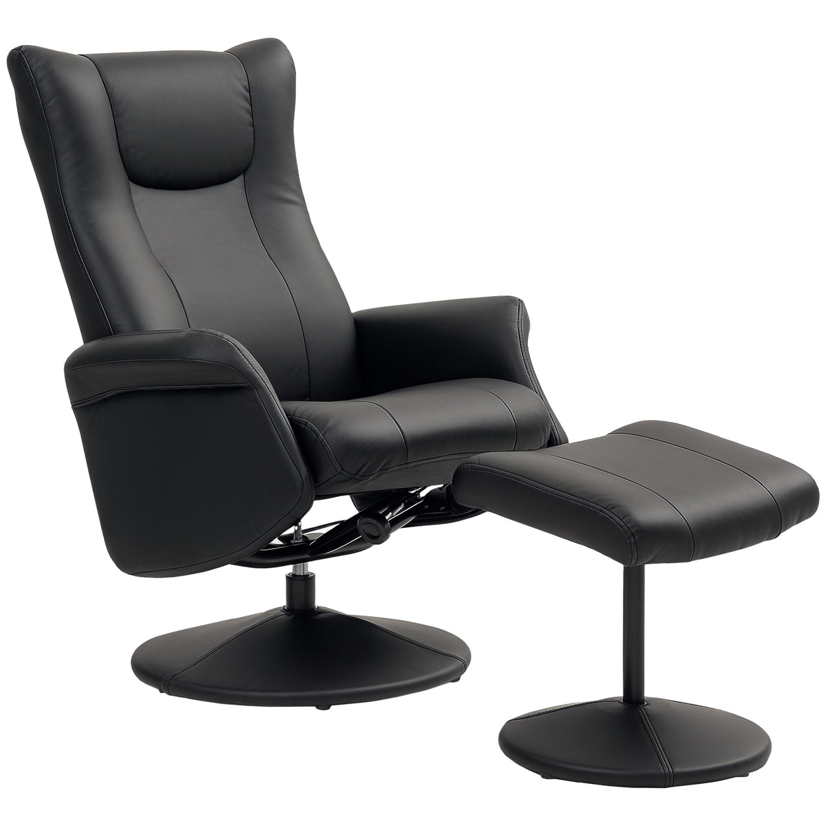 Drehbarer Relaxsessel mit Fußhocker
