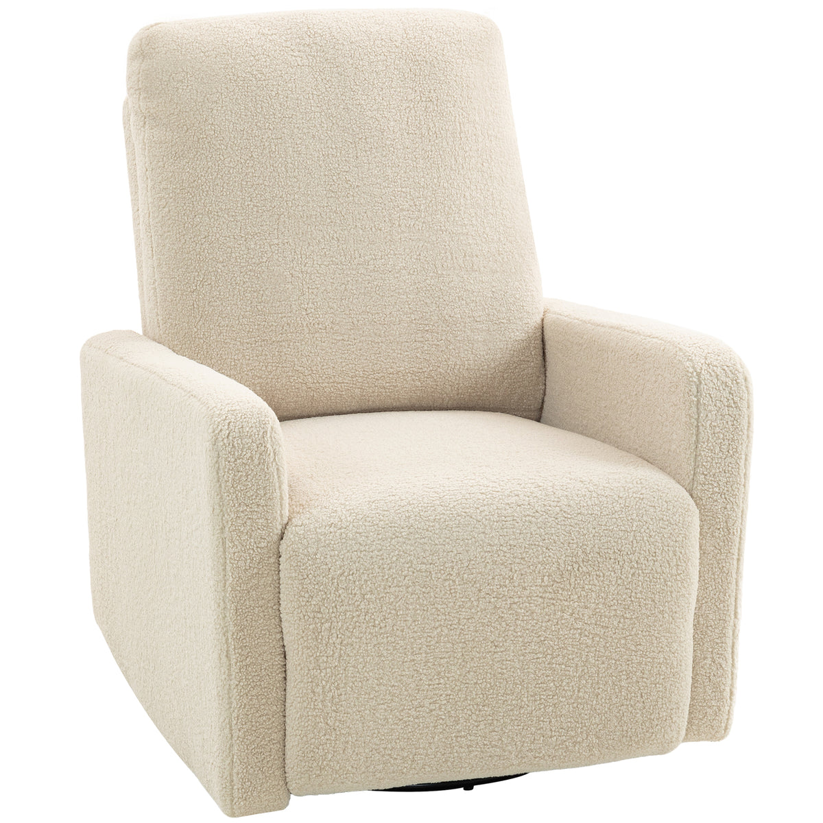 Relaxsessel mit Fleece-Bezug, 360° drehbar und verstellbar
