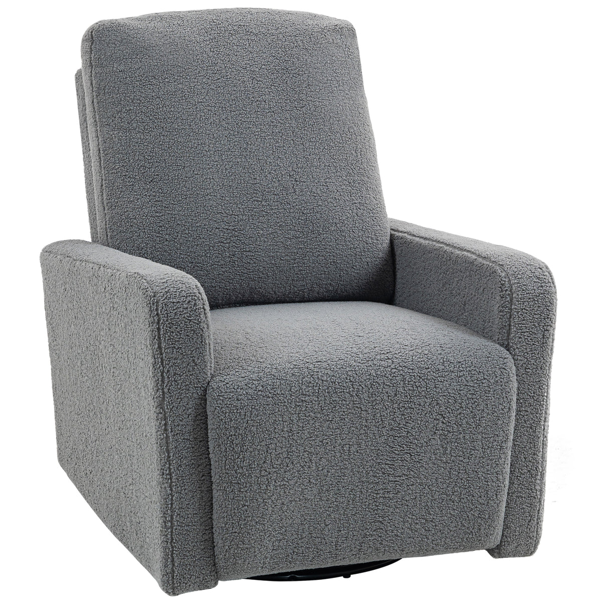 Relaxsessel mit Fleece-Bezug, 360° drehbar und verstellbar