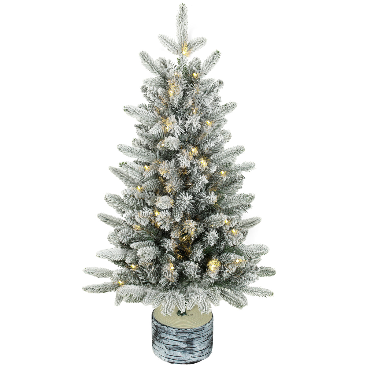 Künstlicher Weihnachtsbaum mit LED, 90 cm