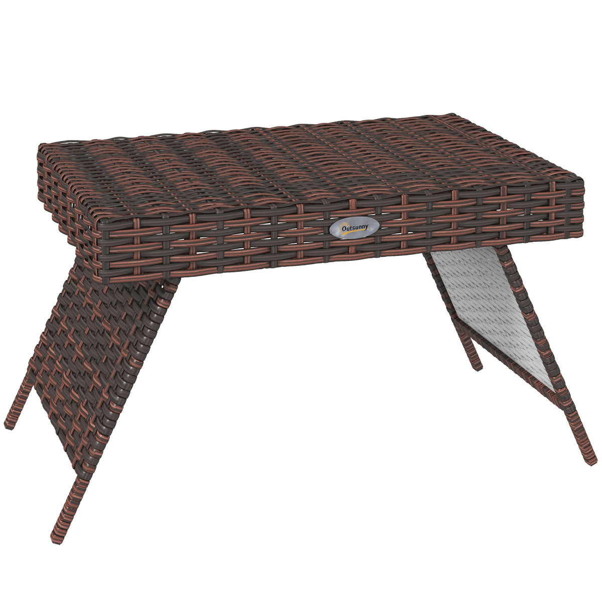 Garten-Beistelltisch aus Polyrattan