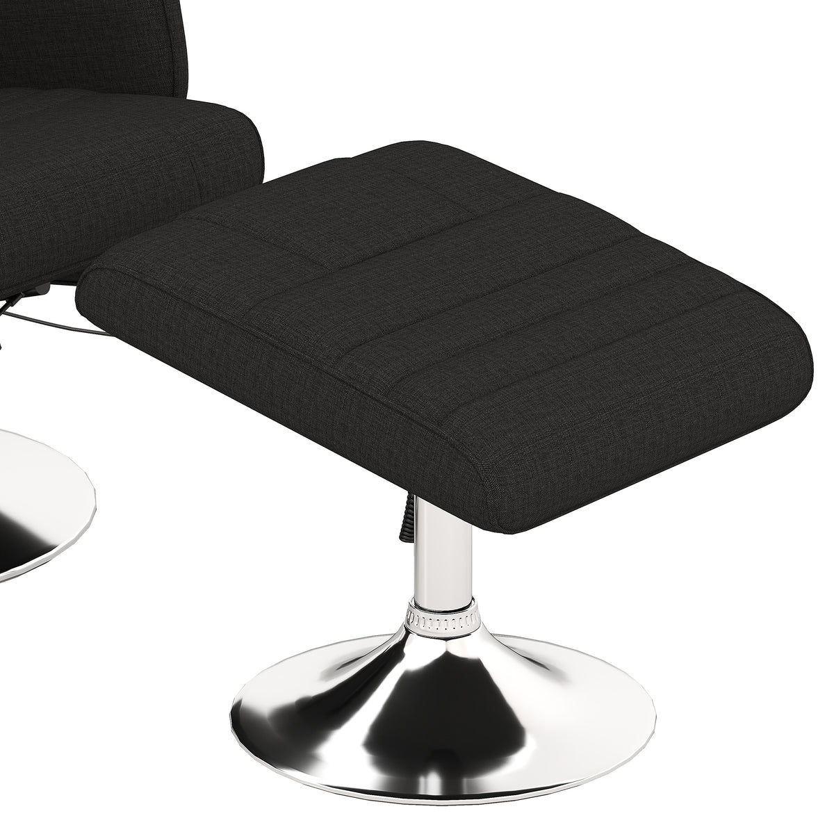 Massagesessel mit Hocker und 8-Punkt-Massage
