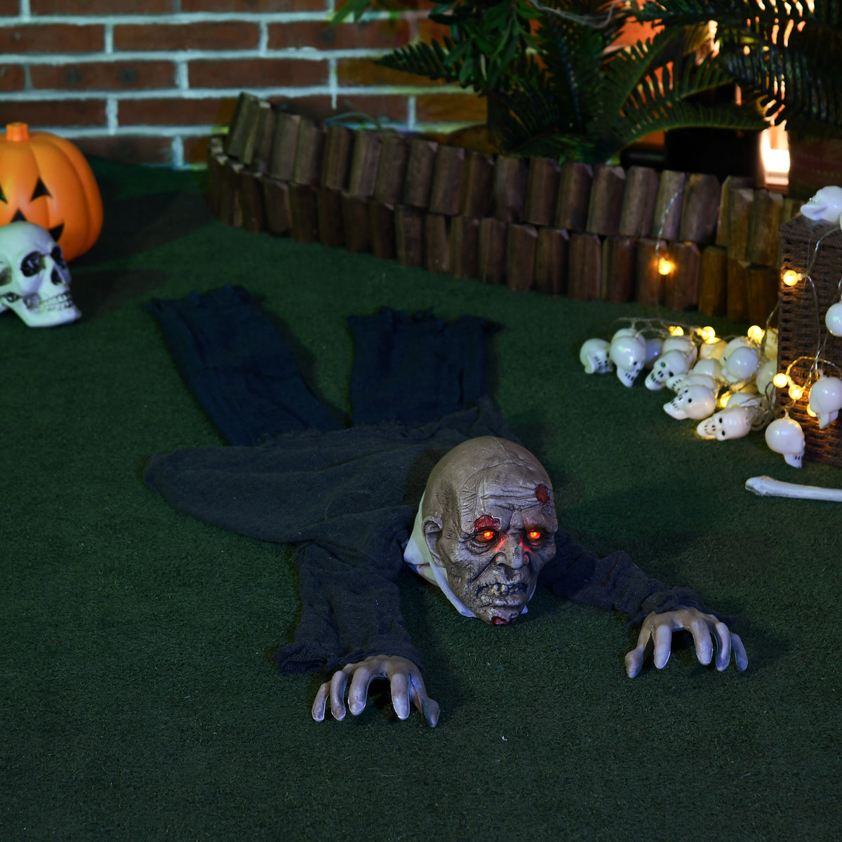Animierte Halloween-Dekoration mit Licht und Sound