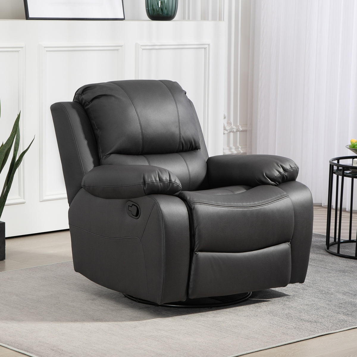 Relaxsessel mit verstellbarer Lehne und Fußstütze