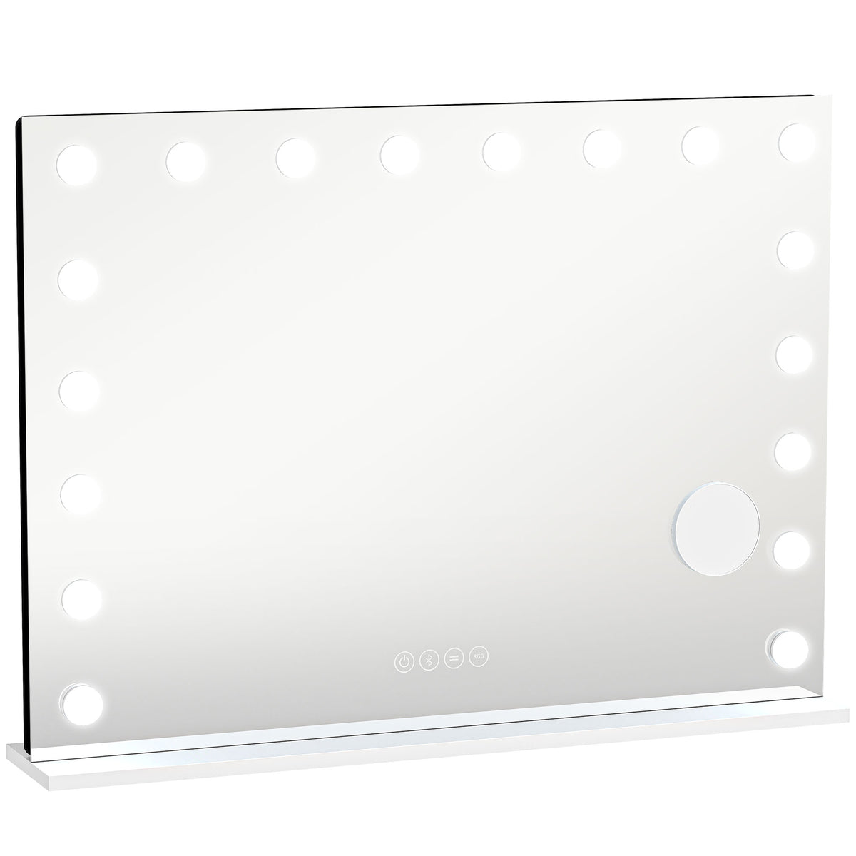 Schminkspiegel mit 18 LEDs, Bluetooth und RGB-Licht