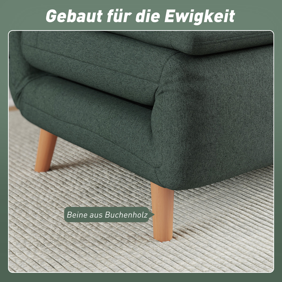 3-in-1 Schlafsessel mit verstellbarer Rückenlehne