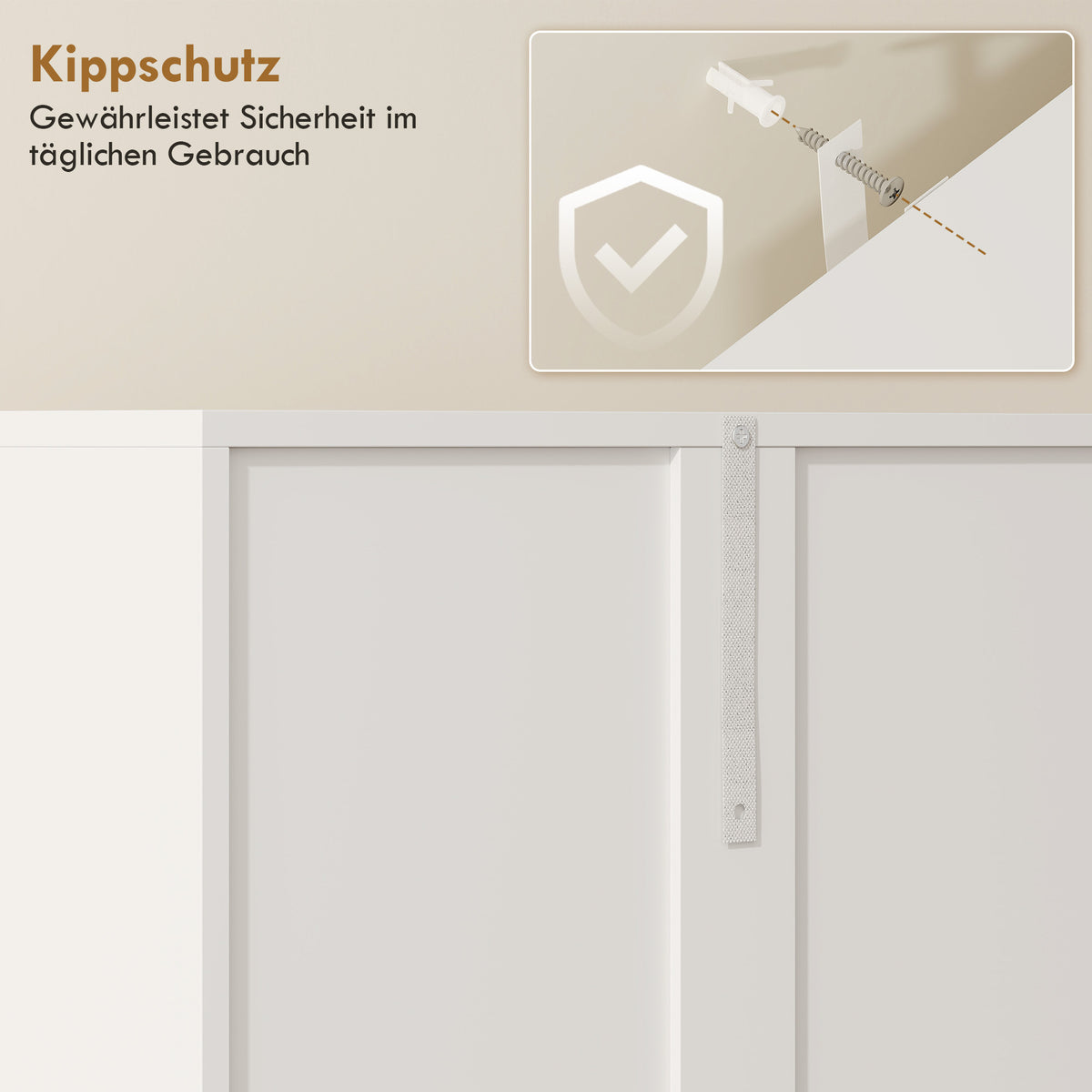 Badezimmerschrank mit Wäschekorb und Soft-Close