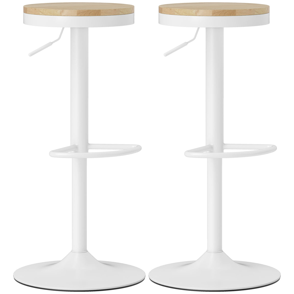 Höhenverstellbares Barhocker-Set mit Drehfunktion