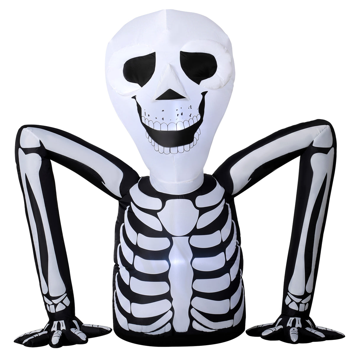 Aufblasbares Halloween-Skelett mit LED-Beleuchtung