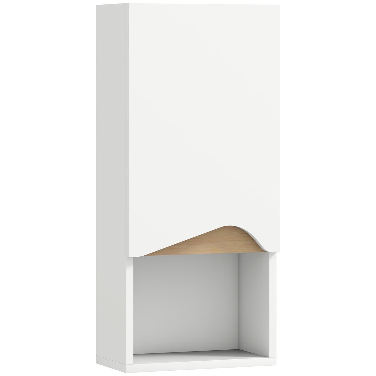 Badezimmer-Wandschrank mit offenem Fach und Soft-Close