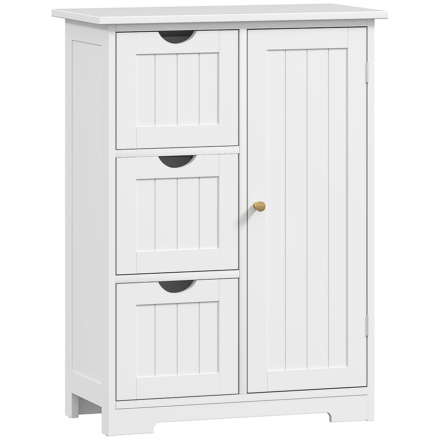 Badezimmerschrank 60 cm mit drei Schubladen