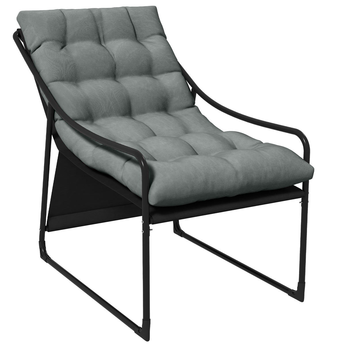 Garten-Loungesessel mit 10 cm Sitzpolster