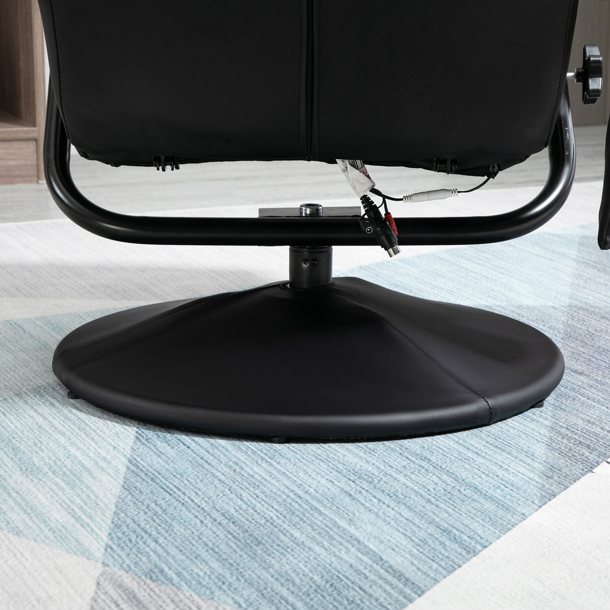 Massagesessel mit Hocker und Liegefunktion