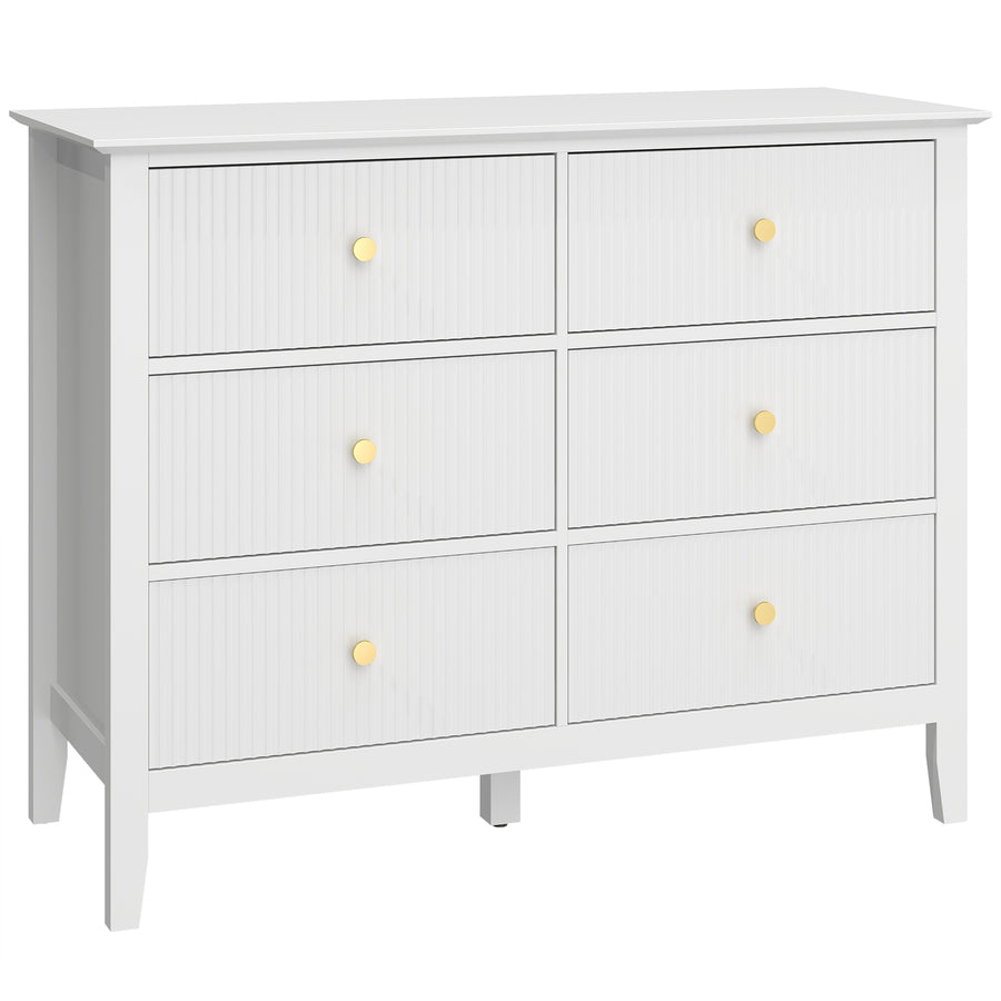 Kommode 100 cm mit 6 Schubladen