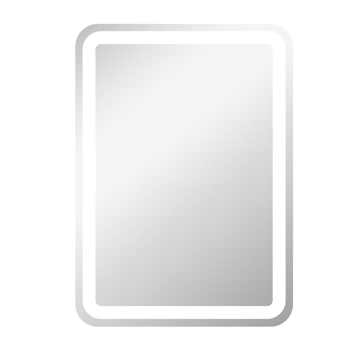 Beleuchteter Badezimmerspiegel mit Touch-Steuerung
