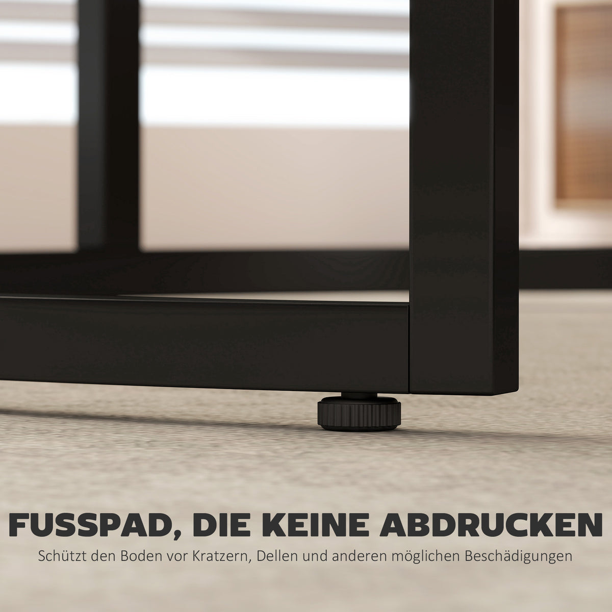 Rundes Couchtisch-Set, stapelbar, mit Metallgestell