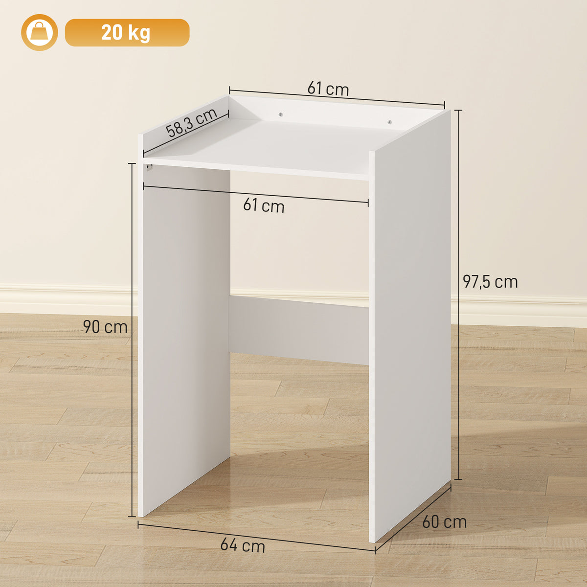 Waschmaschinenschrank mit Ablage