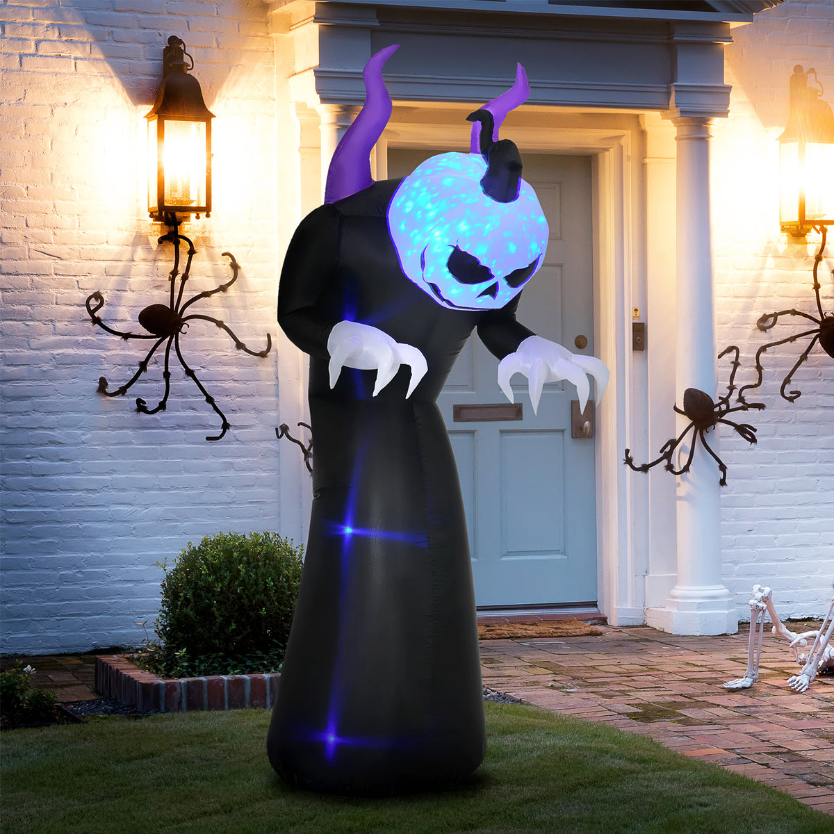 Aufblasbare Halloween-Deko mit LED-Licht