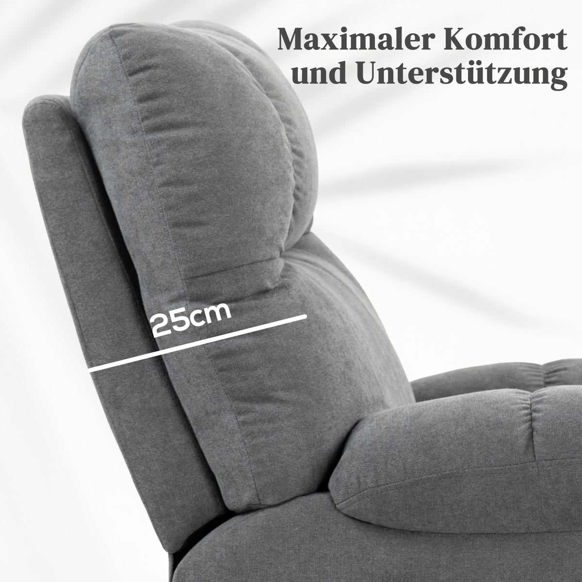 Elektrischer Aufstehsessel mit Massagefunktion