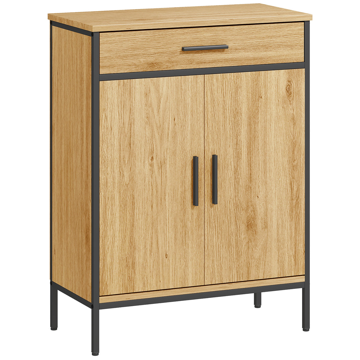 Badezimmerschrank mit Schublade und verstellbarem Regal