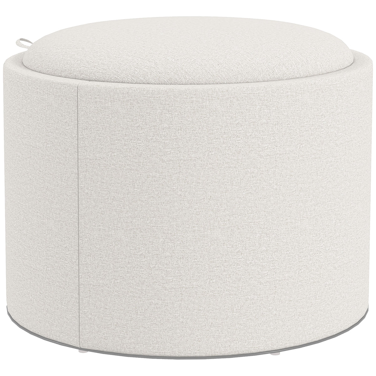 Polsterhocker mit Stauraum und Tablettdeckel