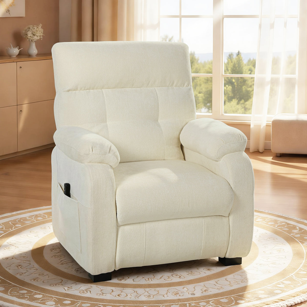 Elektrischer Relaxsessel mit Fußstütze und USB