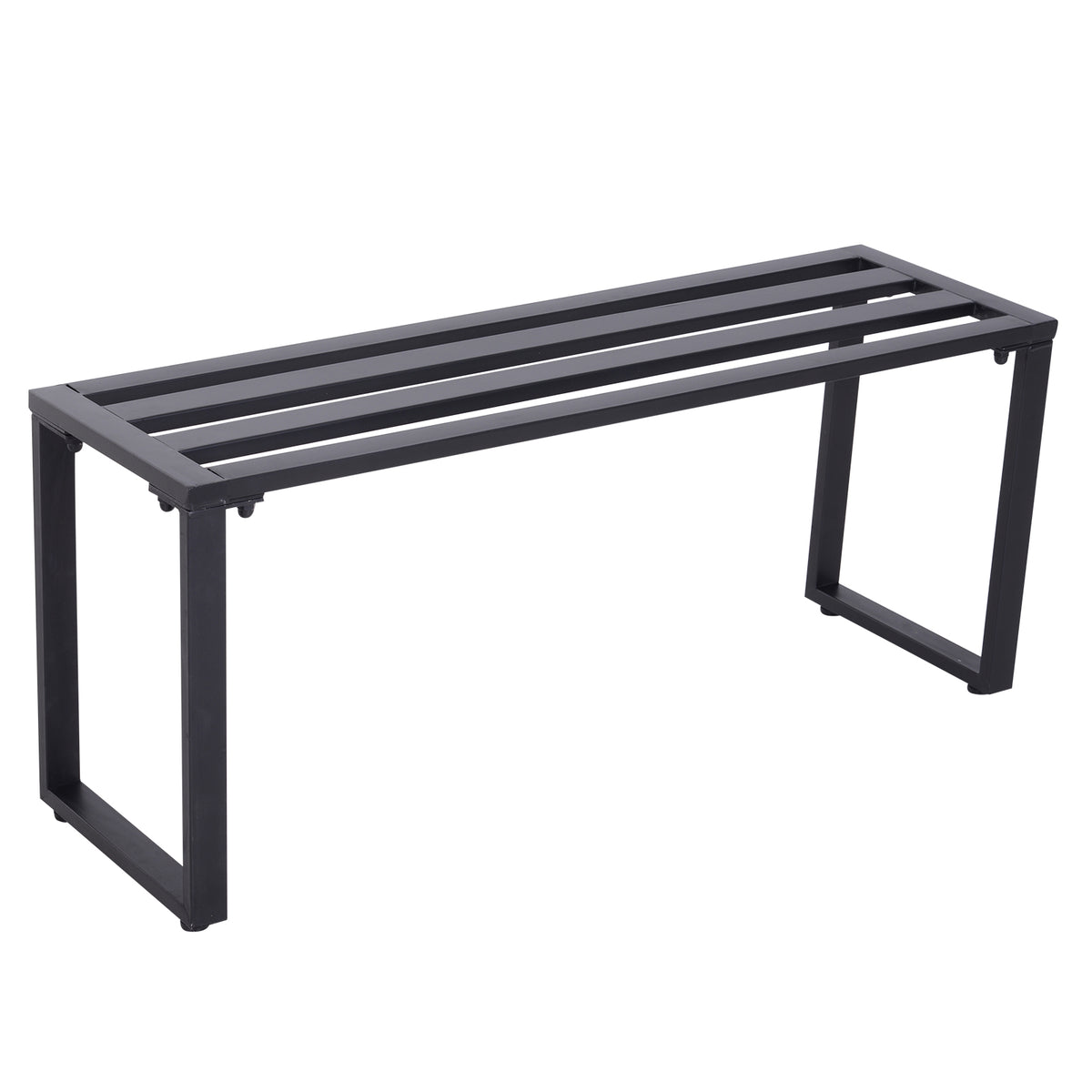 3-teiliges Gartenmöbel-Set mit Tisch und zwei Bänken