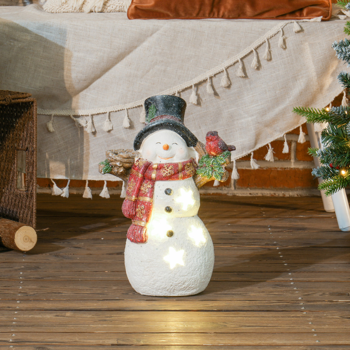 Weihnachtsfigur mit LED-Beleuchtung