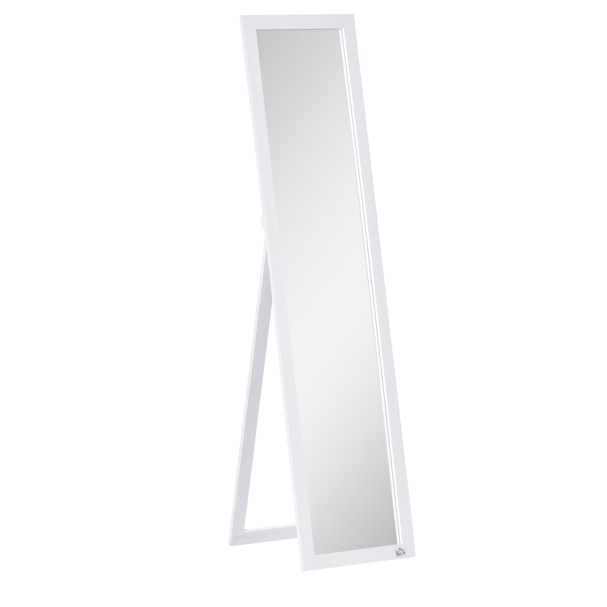 Ganzkörperspiegel mit Standfuß und Wandmontage