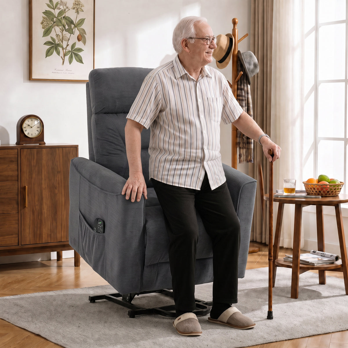Elektrischer Relaxsessel mit Aufstehhilfe und Massage