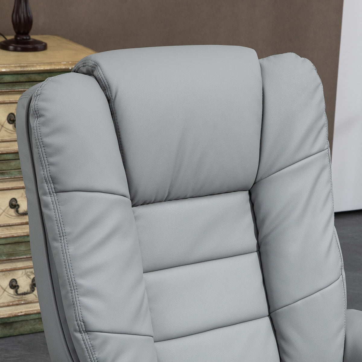 Relaxsessel mit Hocker, drehbar und verstellbar