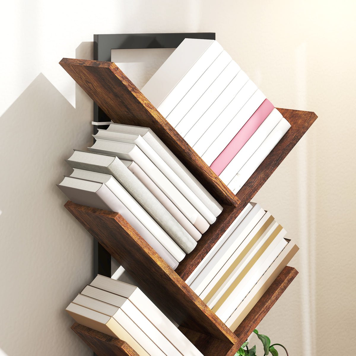 Baum-Bücherregal mit 7 oder 9 Ebenen