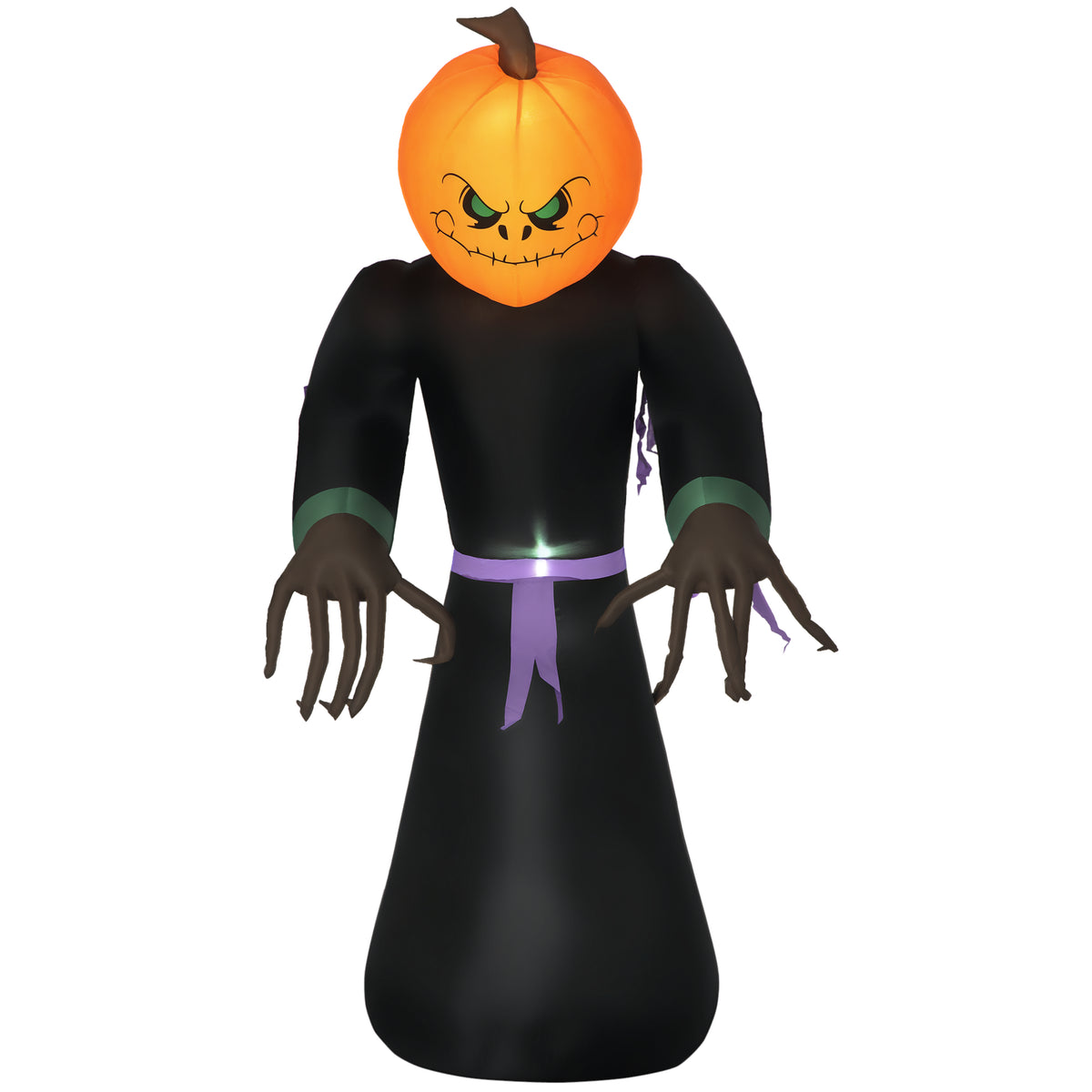 Aufblasbarer Halloween-Kürbisgeist mit LED-Beleuchtung