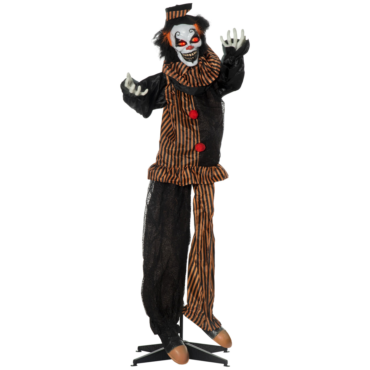 Animierte Halloween-Clowndekoration mit Soundeffekten