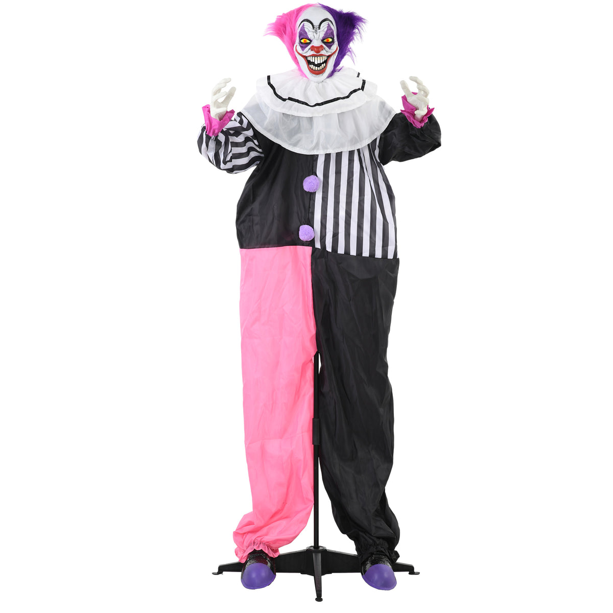 Animierte Halloween-Clowndekoration mit Soundeffekten