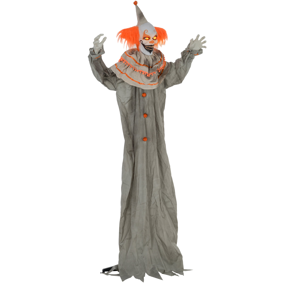 Animierte Halloween-Clowndekoration mit Soundeffekten