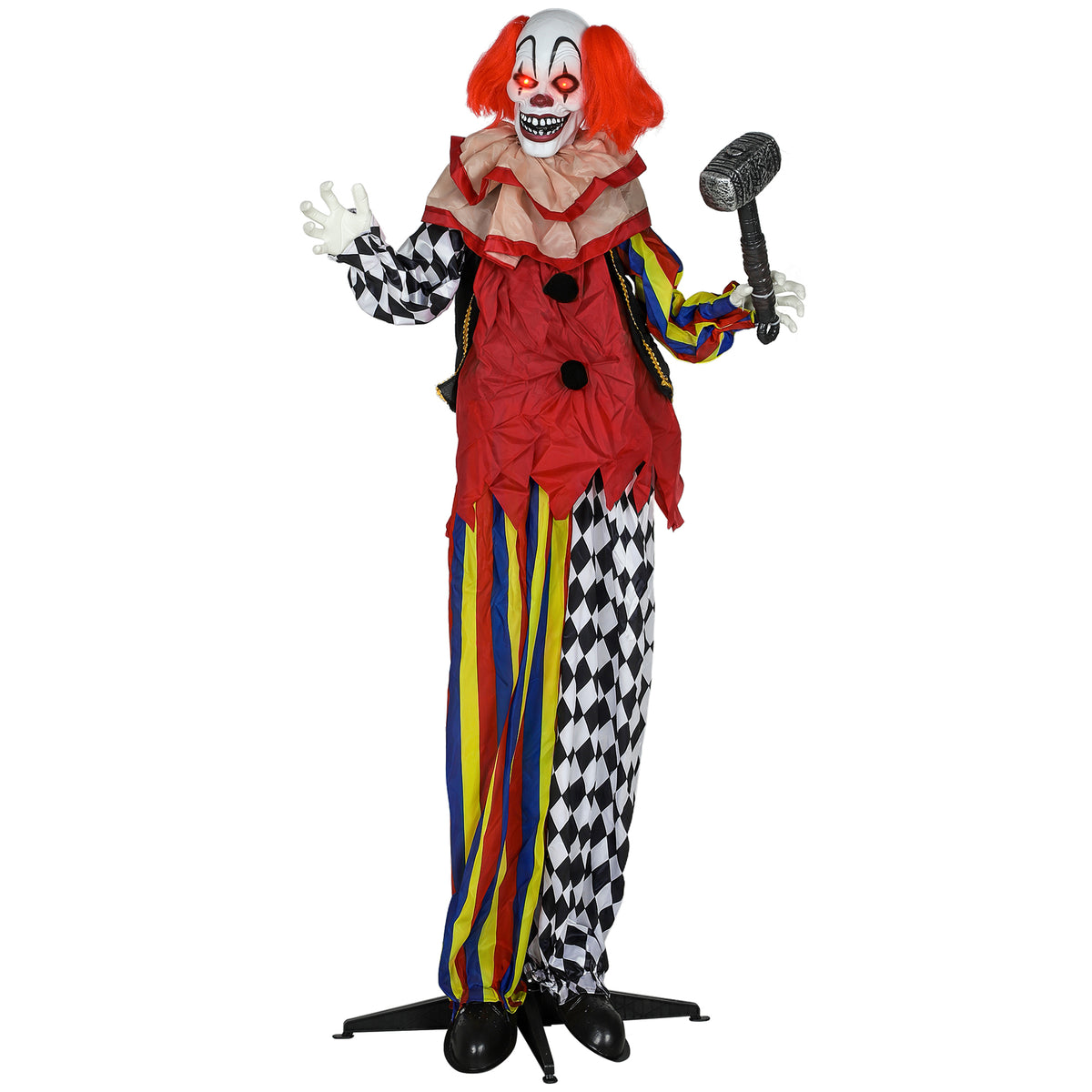 Animierte Halloween-Clowndekoration mit Soundeffekten