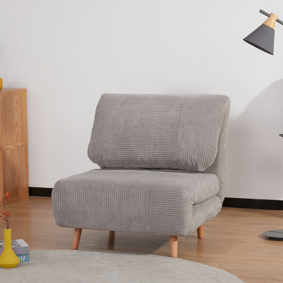 2-in-1-Schlafsessel mit verstellbarer Rückenlehne