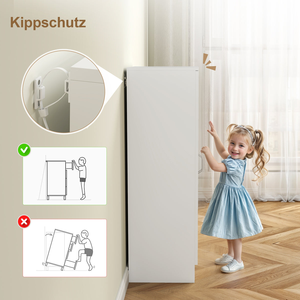 Schuhschrank mit verstellbaren Böden und Soft-Close