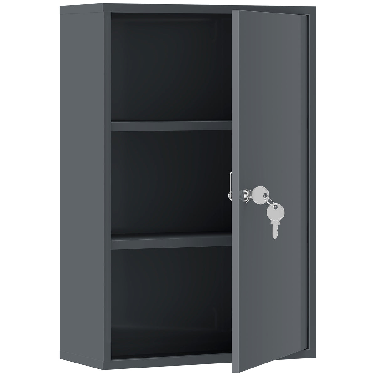 Wand-Medizinschrank aus Metall mit Schloss