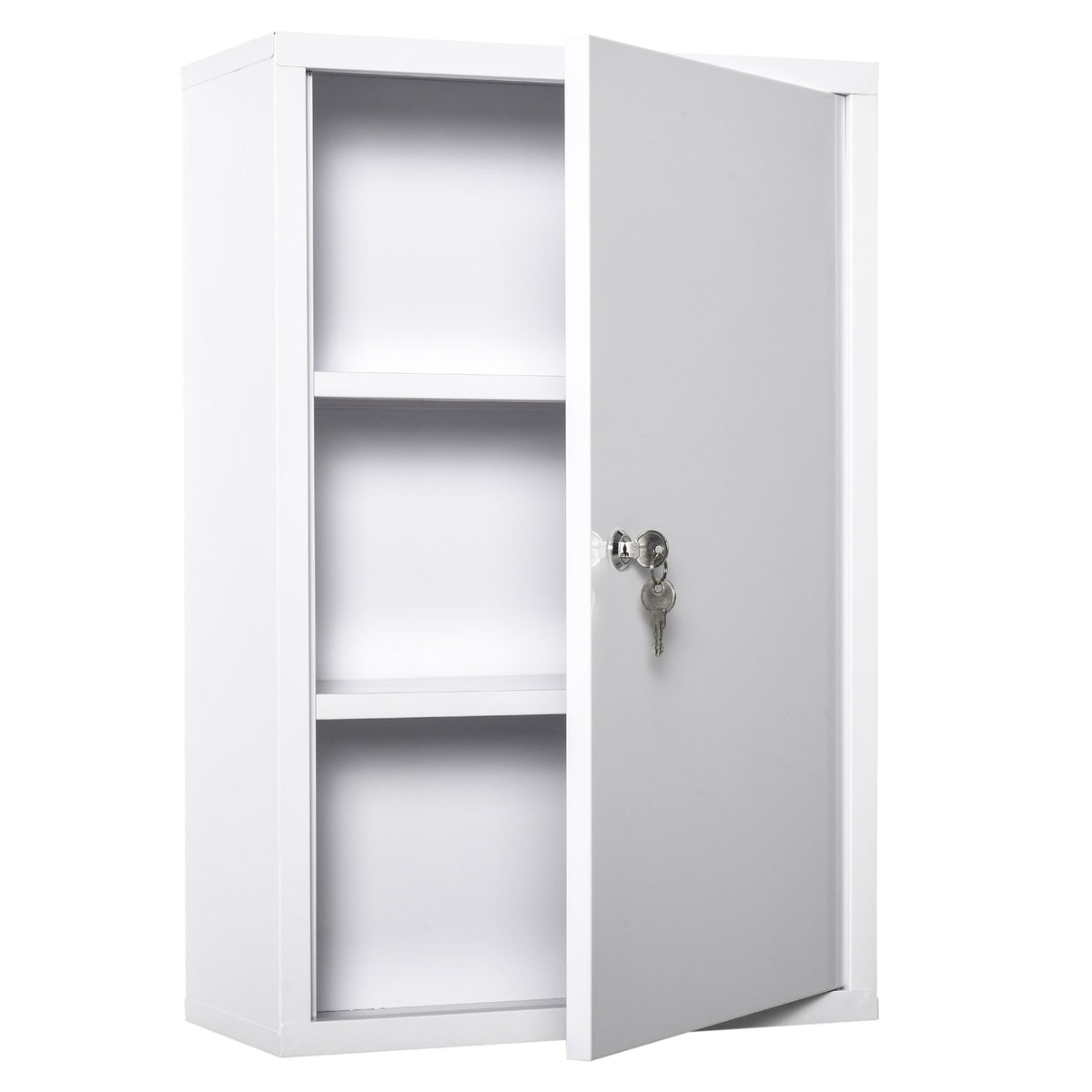 Wand-Medizinschrank aus Metall mit Schloss