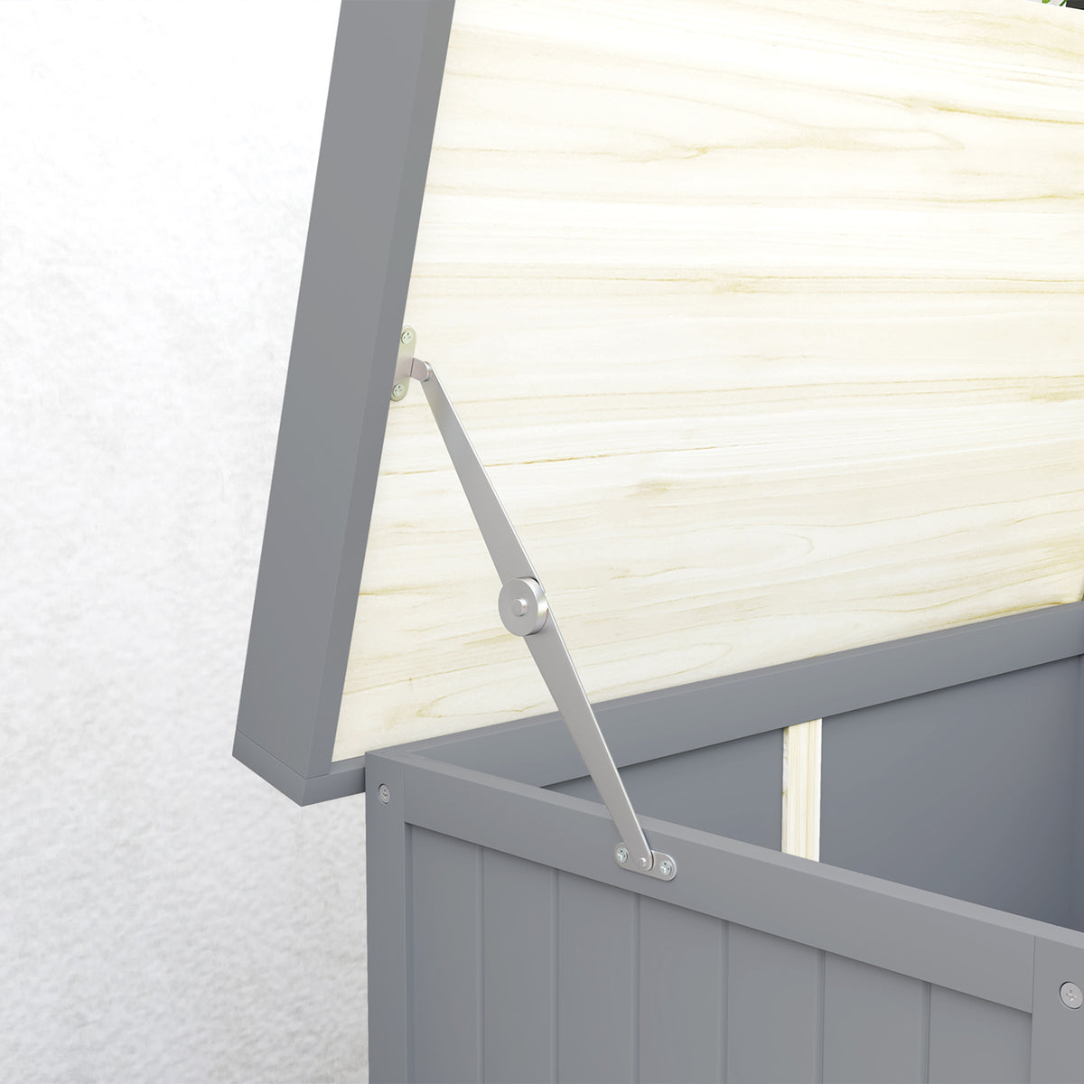 Gartenschrank mit Werkbank und Klappdach