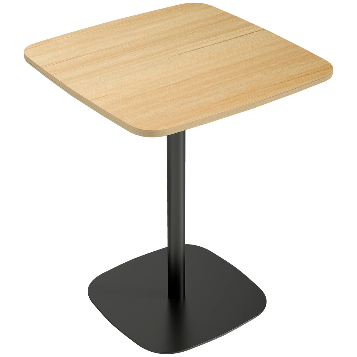 Quadratischer Esstisch 60 cm mit Stahlfuß