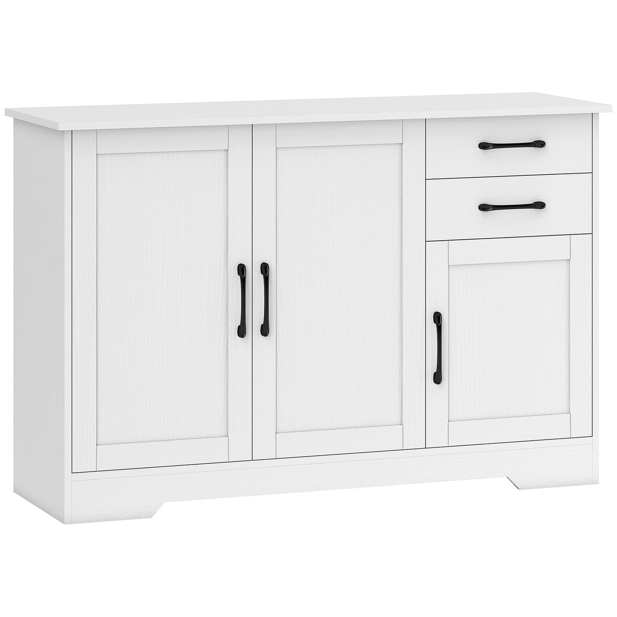 Sideboard 120 cm mit 2 Schubladen und 3 Türen