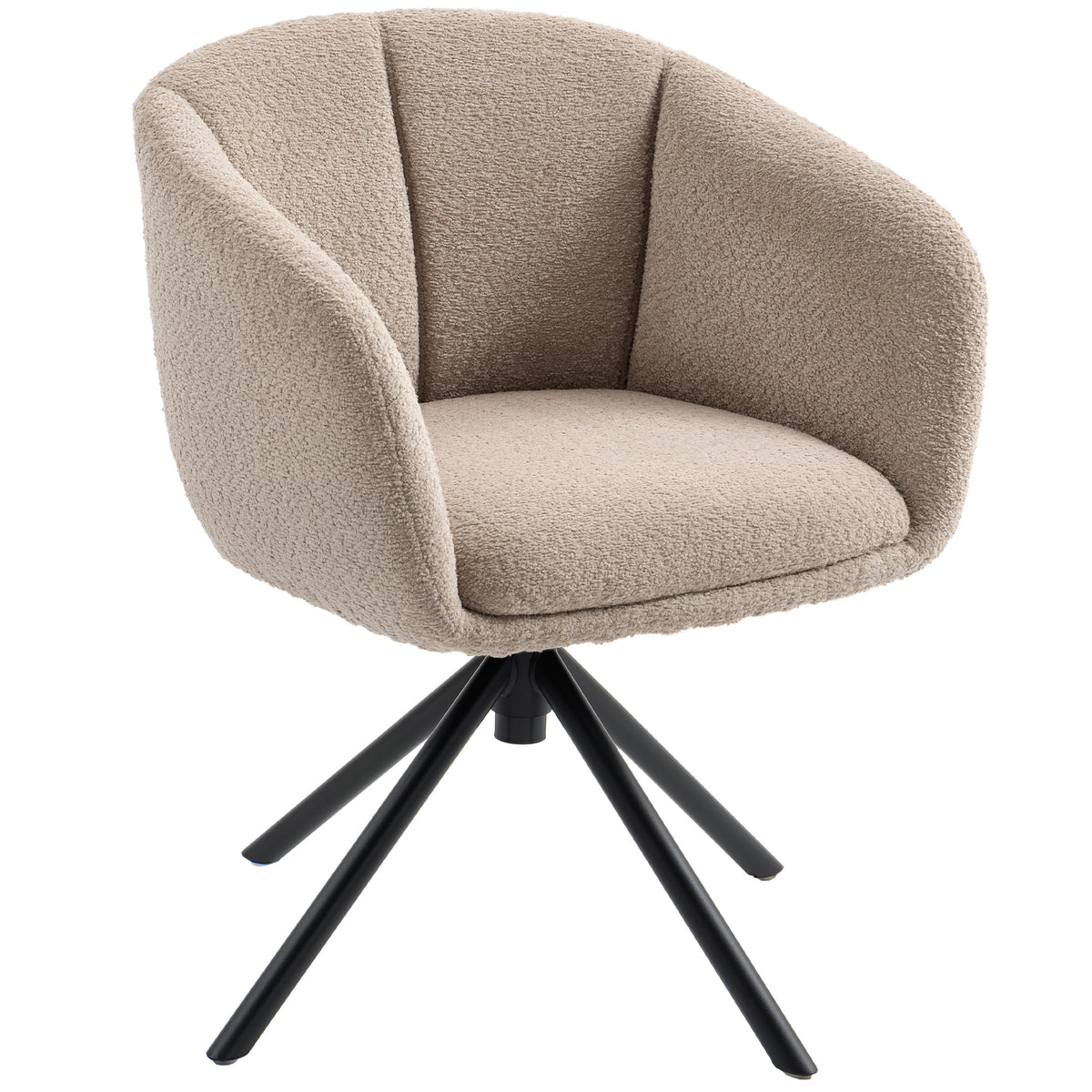 Drehbarer Polstersessel mit Sitzschale