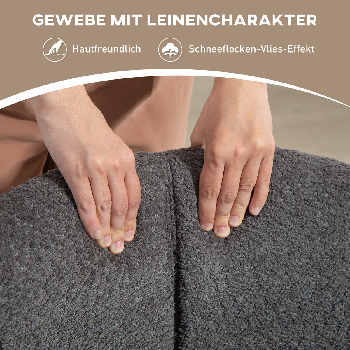 Drehbarer Polstersessel mit Sitzschale