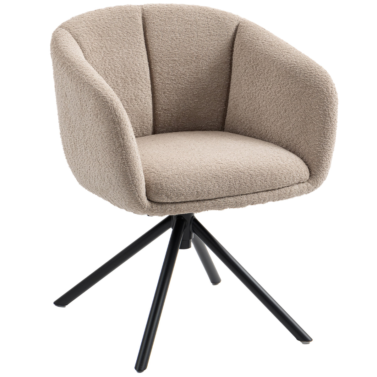 Drehbarer Polstersessel mit Sitzschale