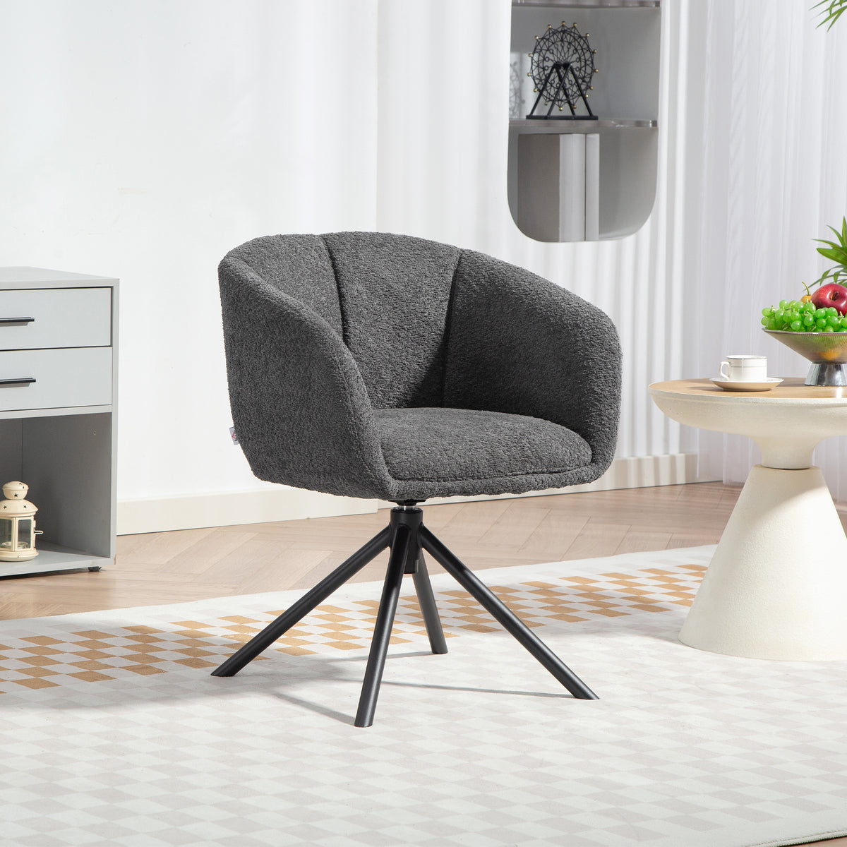 Drehbarer Polstersessel mit Sitzschale