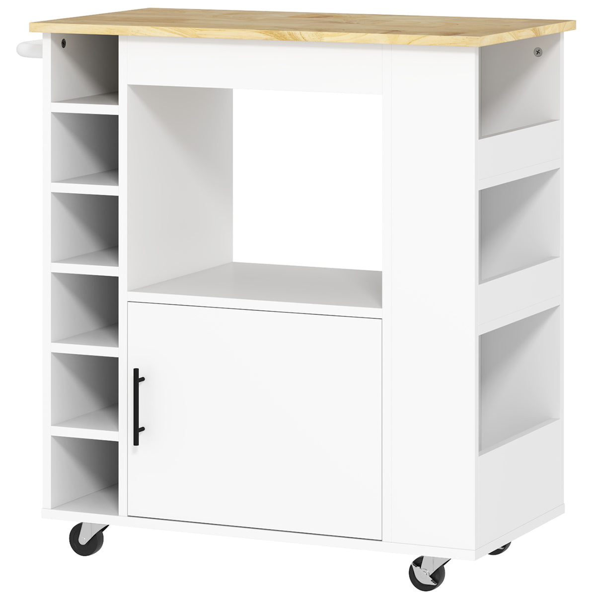 Küchenwagen mit Weinregalen und Soft-Close-Schrank
